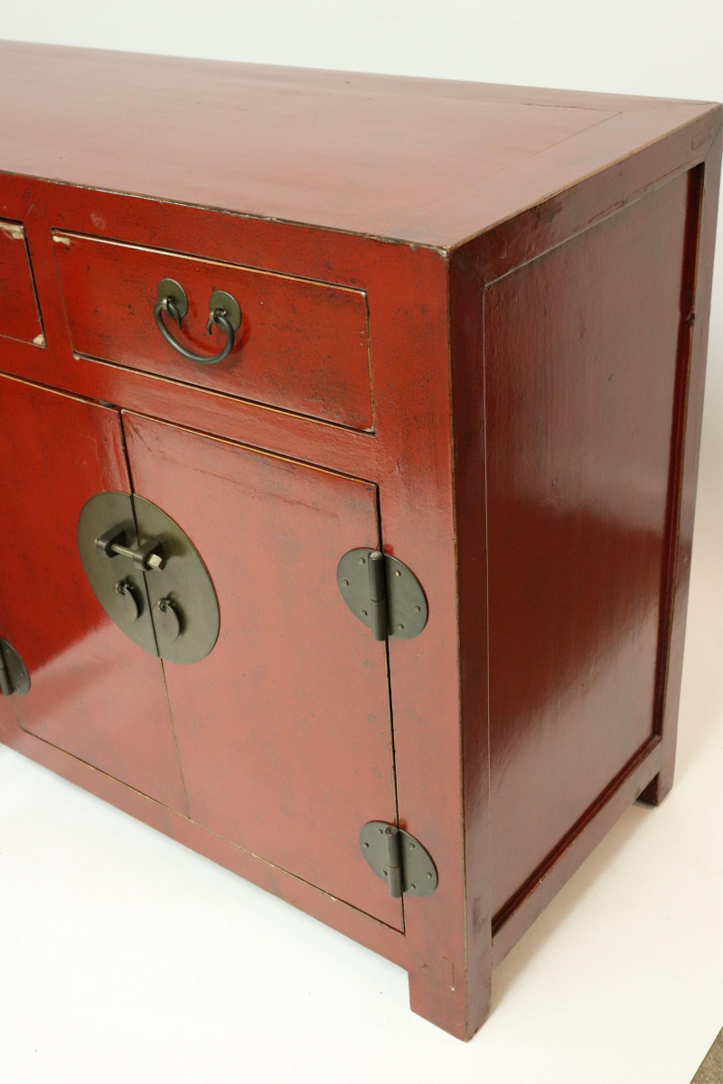 Chinese Red Lacquered Buffet, Shanxi region