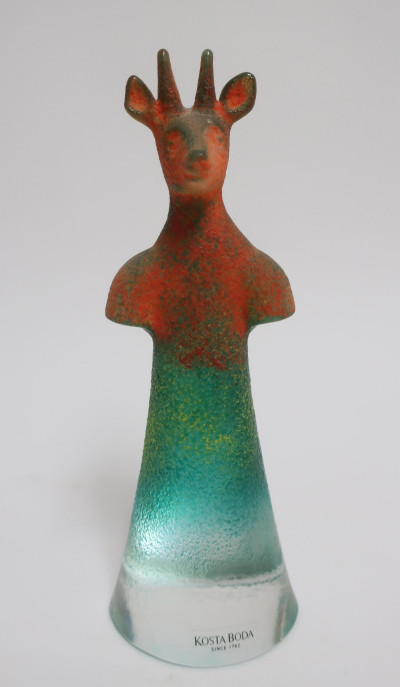 20th C. Art Glass Objects, Kosta Boda &amp; Others
