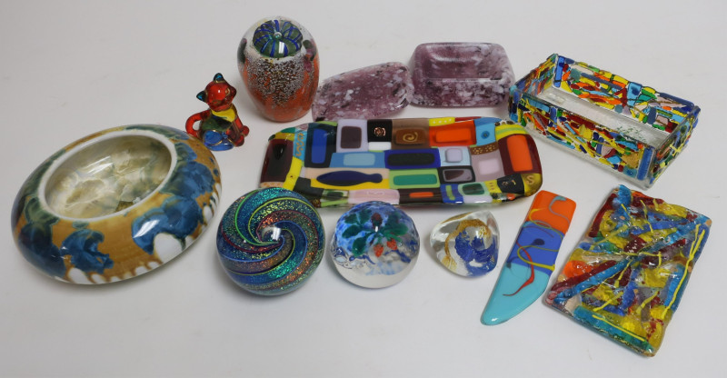 20th C. Art Glass Objects, Kosta Boda &amp; Others