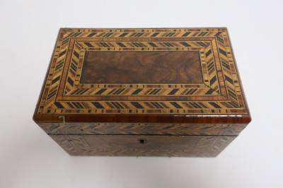 4 English Wood Boxes, 19th C. and later