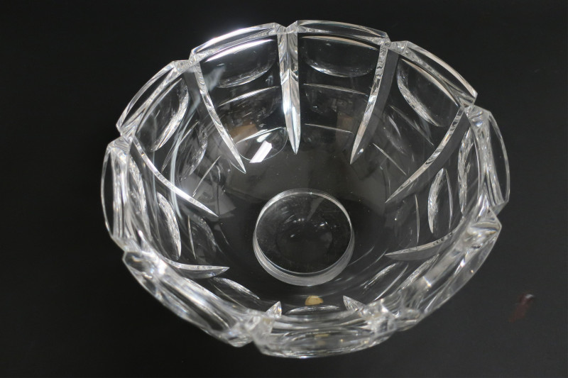 3 Art Deco Glass Bowls &amp; Decanter