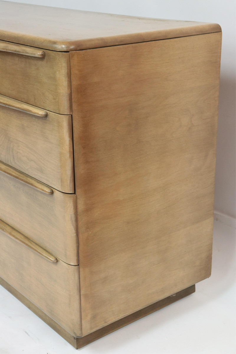 Heywood Wakefield Cherry Dresser with Mirror