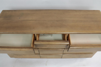Heywood Wakefield Cherry Dresser with Mirror