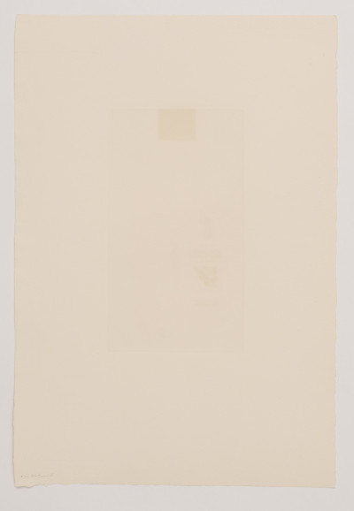Robert Motherwell - Gauloises Bleues (Yellow with Black Square)