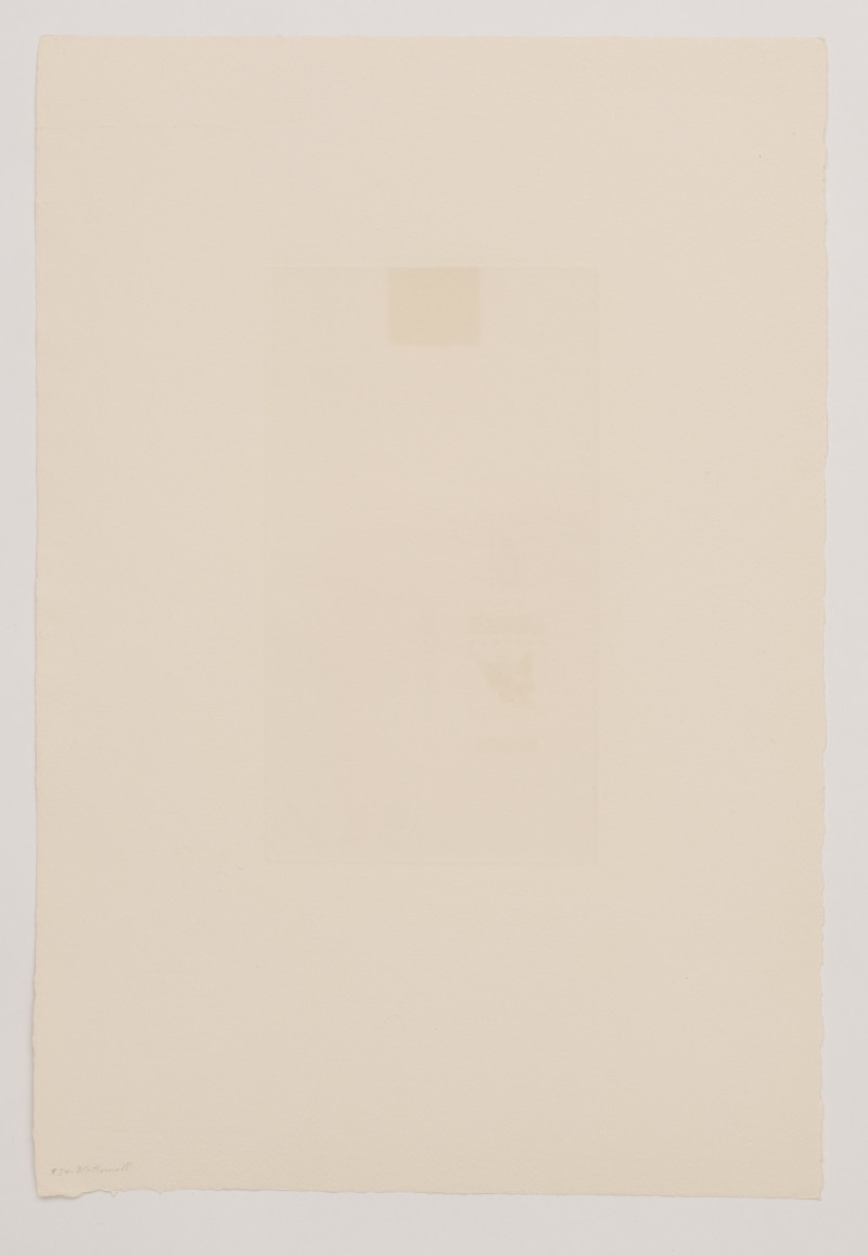 Robert Motherwell - Gauloises Bleues (Yellow with Black Square)