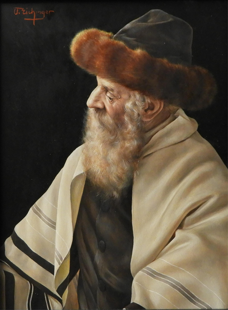 Otto Eichinger - Rabbi with Fur Hat