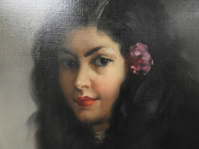 F R Sánchez Clement - Portrait of Spanish Dancer