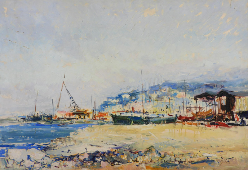 Mario Agostinelli - Waterfront Scene