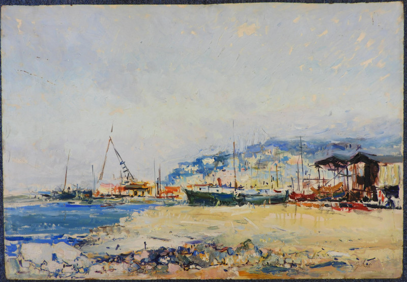 Mario Agostinelli - Waterfront Scene