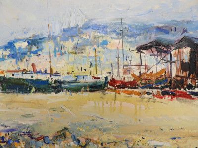 Mario Agostinelli - Waterfront Scene