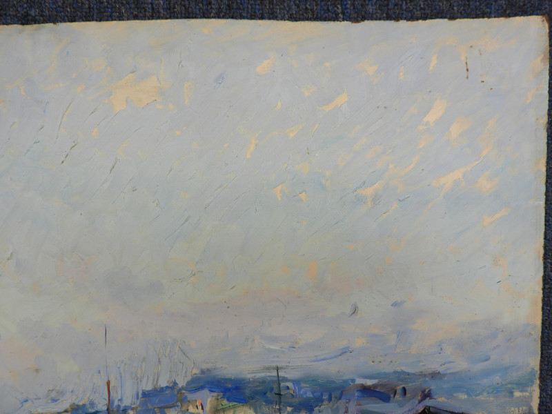 Mario Agostinelli - Waterfront Scene