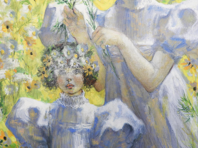 Mary Sarg Murphy - Gathering Daisies