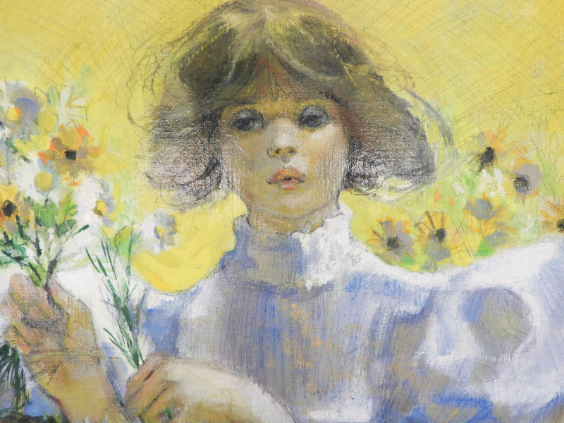 Mary Sarg Murphy - Gathering Daisies