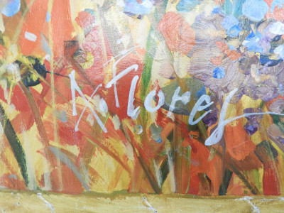 A. Flores - Red Poppies in the Field