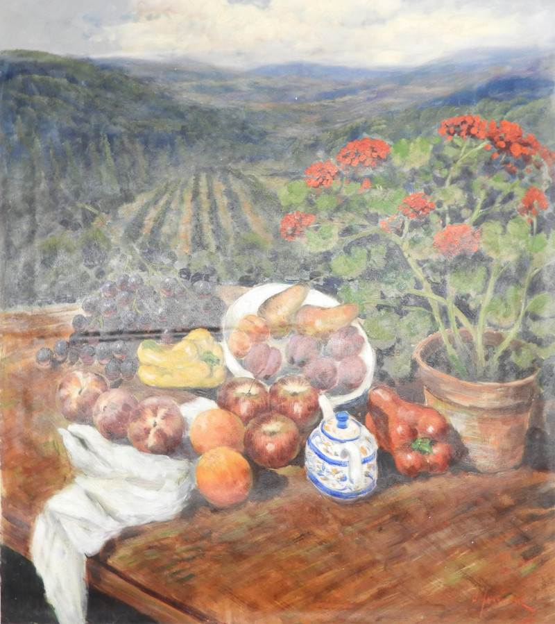 Antonio Sannino - Composizione con Paesaggio