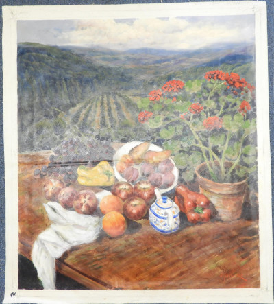 Antonio Sannino - Composizione con Paesaggio