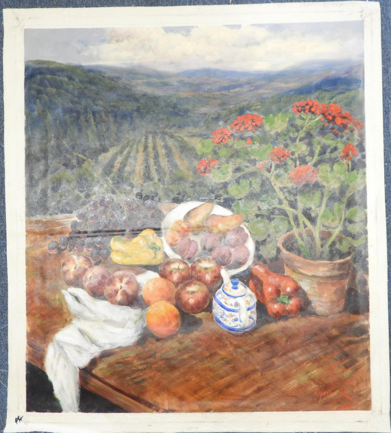 Antonio Sannino - Composizione con Paesaggio