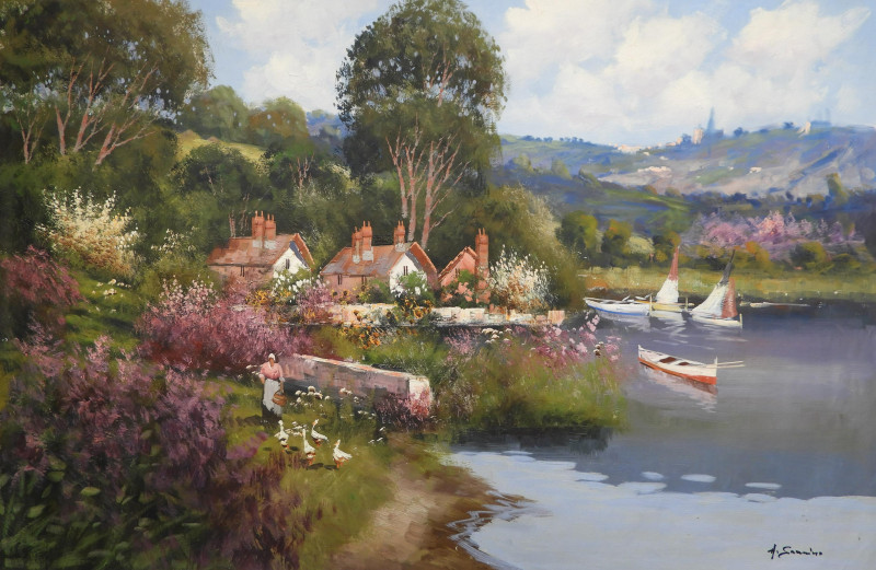 Antonio Sannino - Farm Near Lake