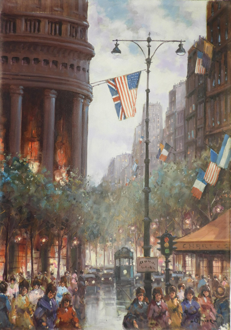 Maurice Olivier - Street Scene