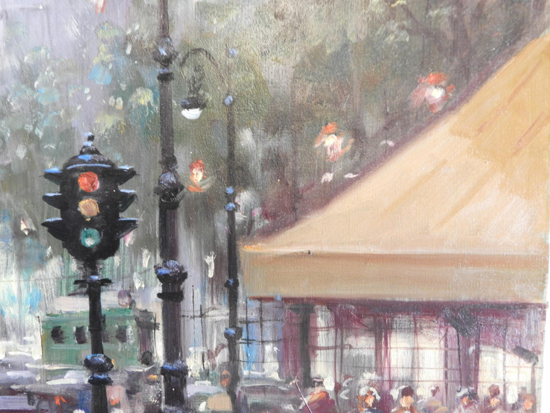 Maurice Olivier - Parisian Street Scene