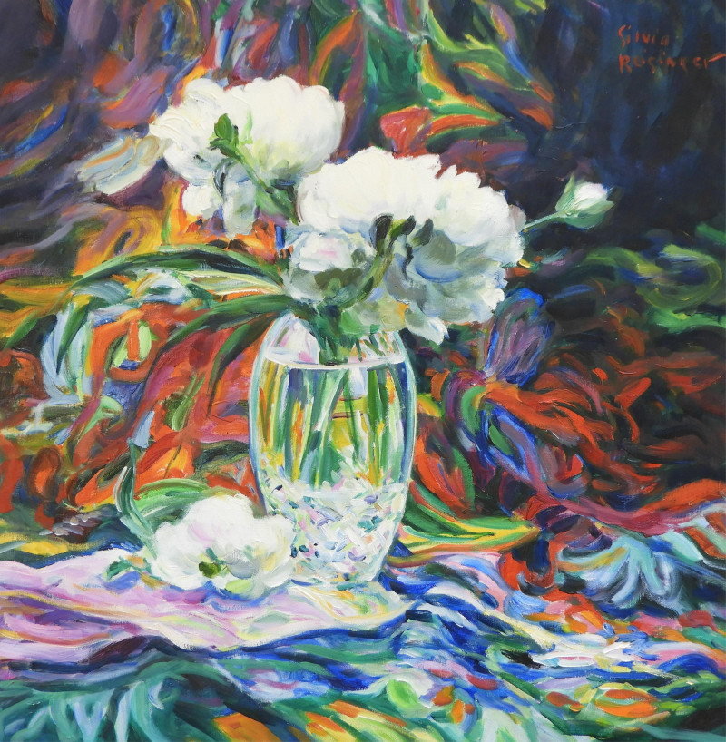 Silvia Reisinger Malva - White Peonies