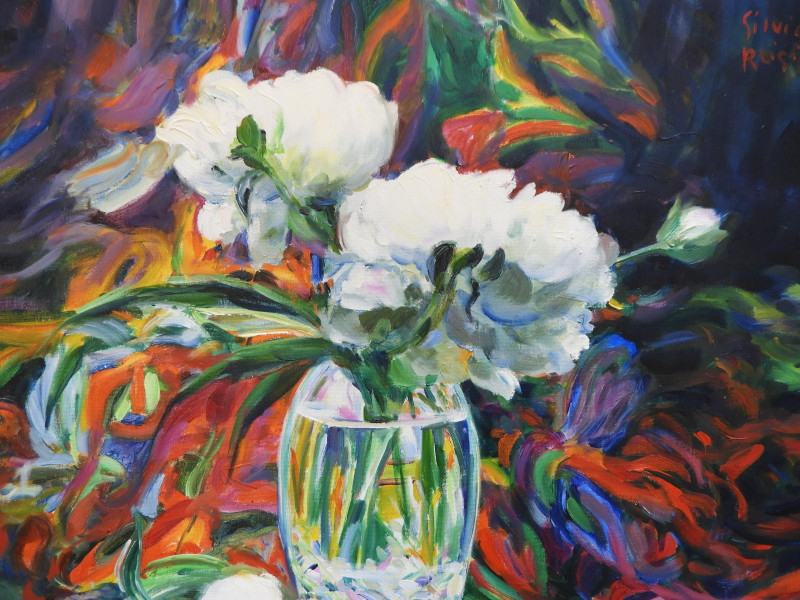 Silvia Reisinger Malva - White Peonies