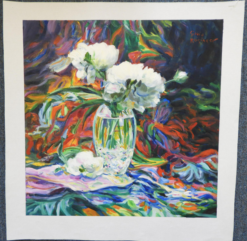 Silvia Reisinger Malva - White Peonies