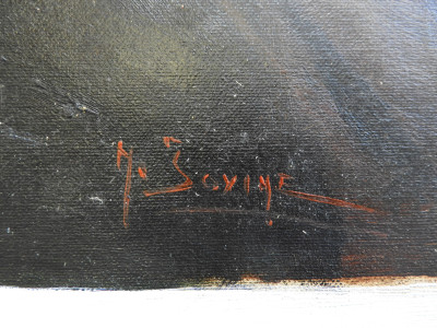 Nello Iovine - Man in Cathedral with Candle