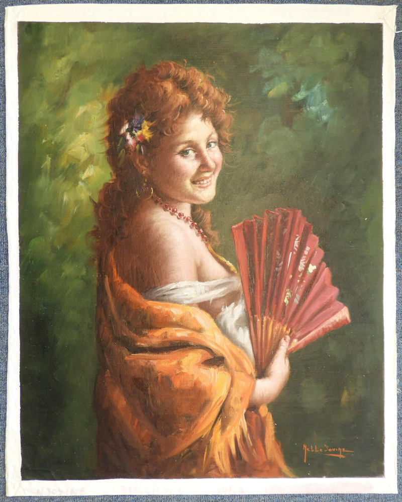Nello Iovine - Woman with Fan