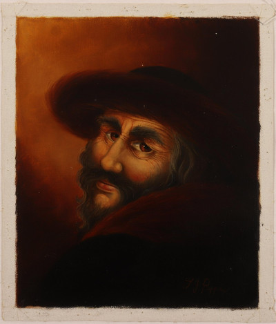 G.J. Pappas - Man in Fur Hat