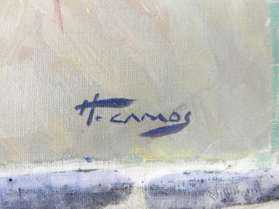 Honoré Camos - Pink Birds of Paradise