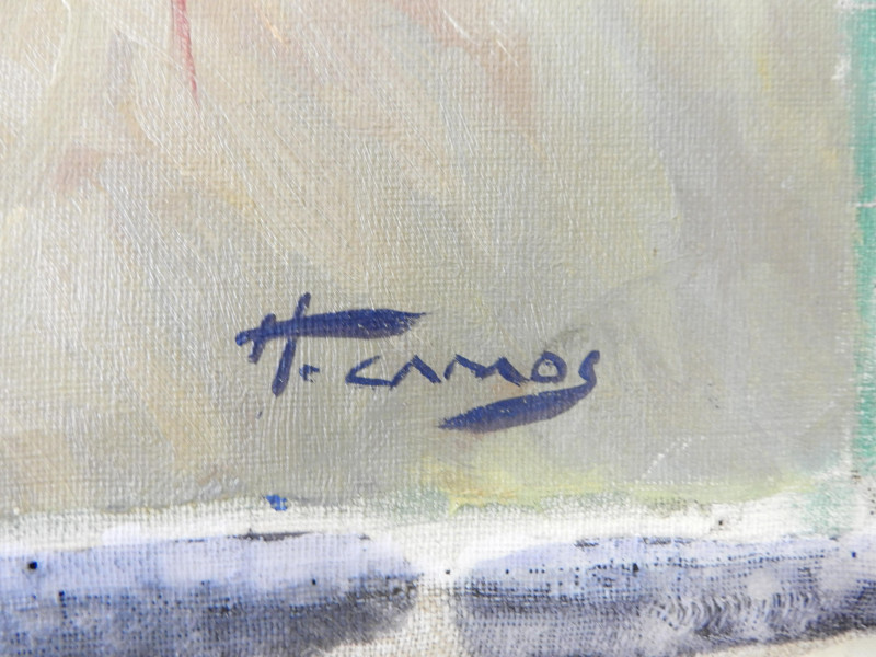 Honoré Camos - Pink Birds of Paradise