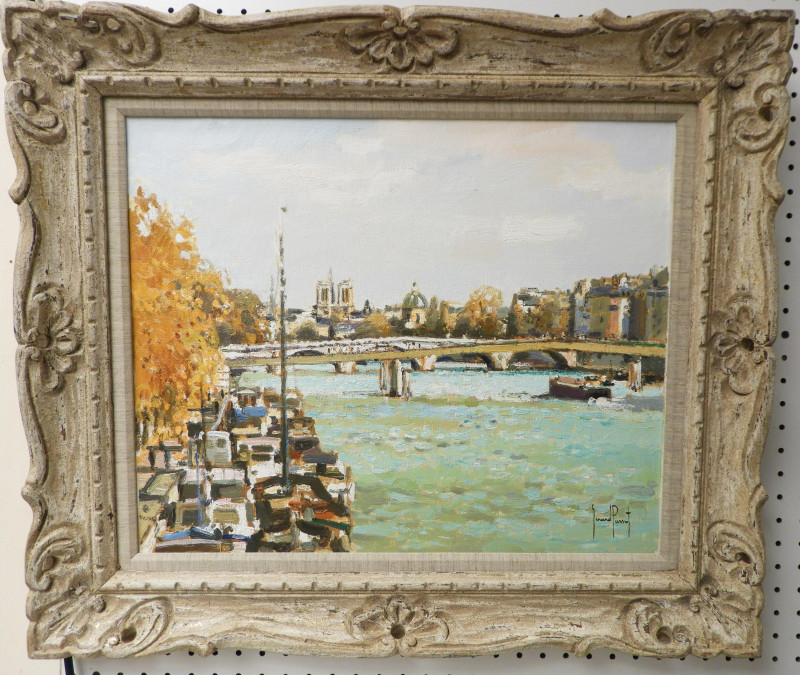 Gerard Passet - Paris Le Port Des Tuileries