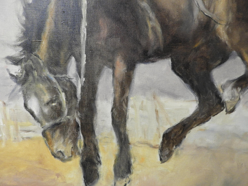 Pal Fried - Cowboy on Bronco