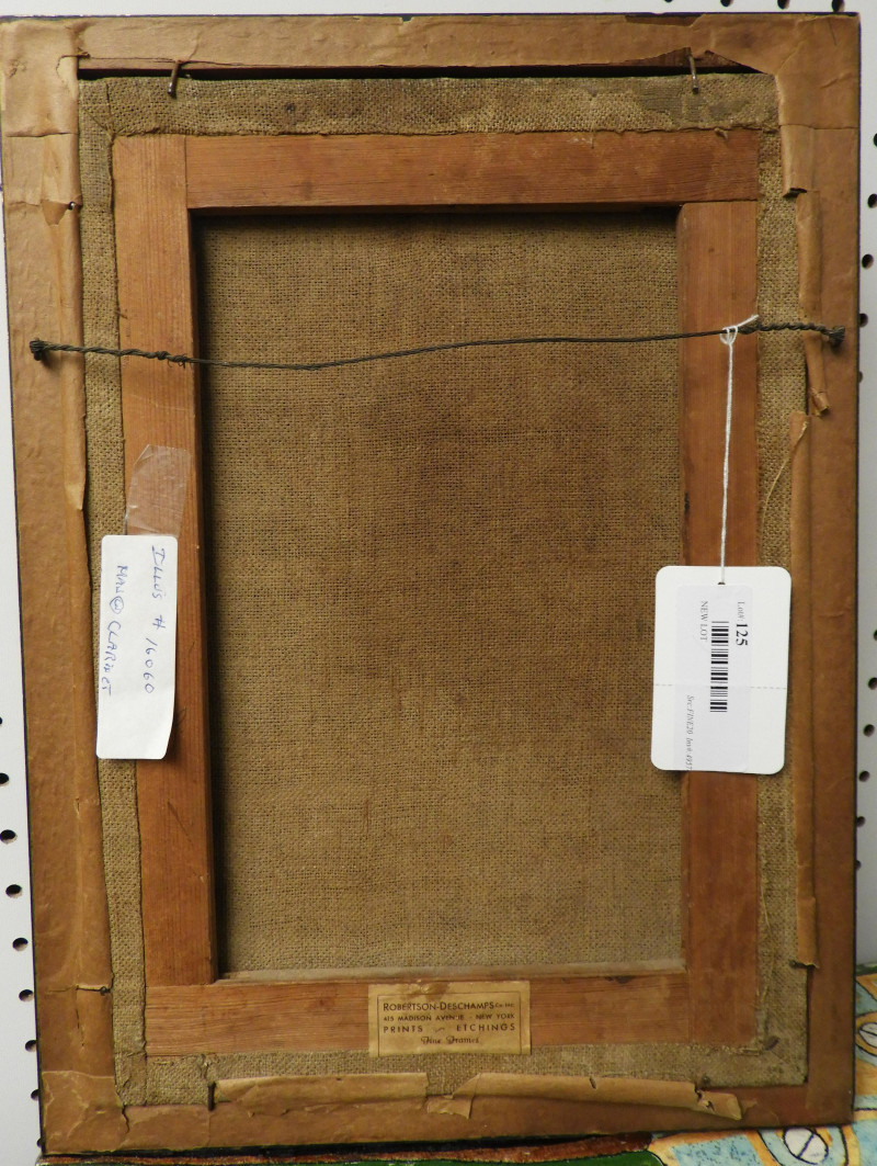 Characiture of a Clarinet Player O/C