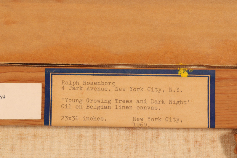 Ralph Rosenborg - Young Growing Trees Dark Night