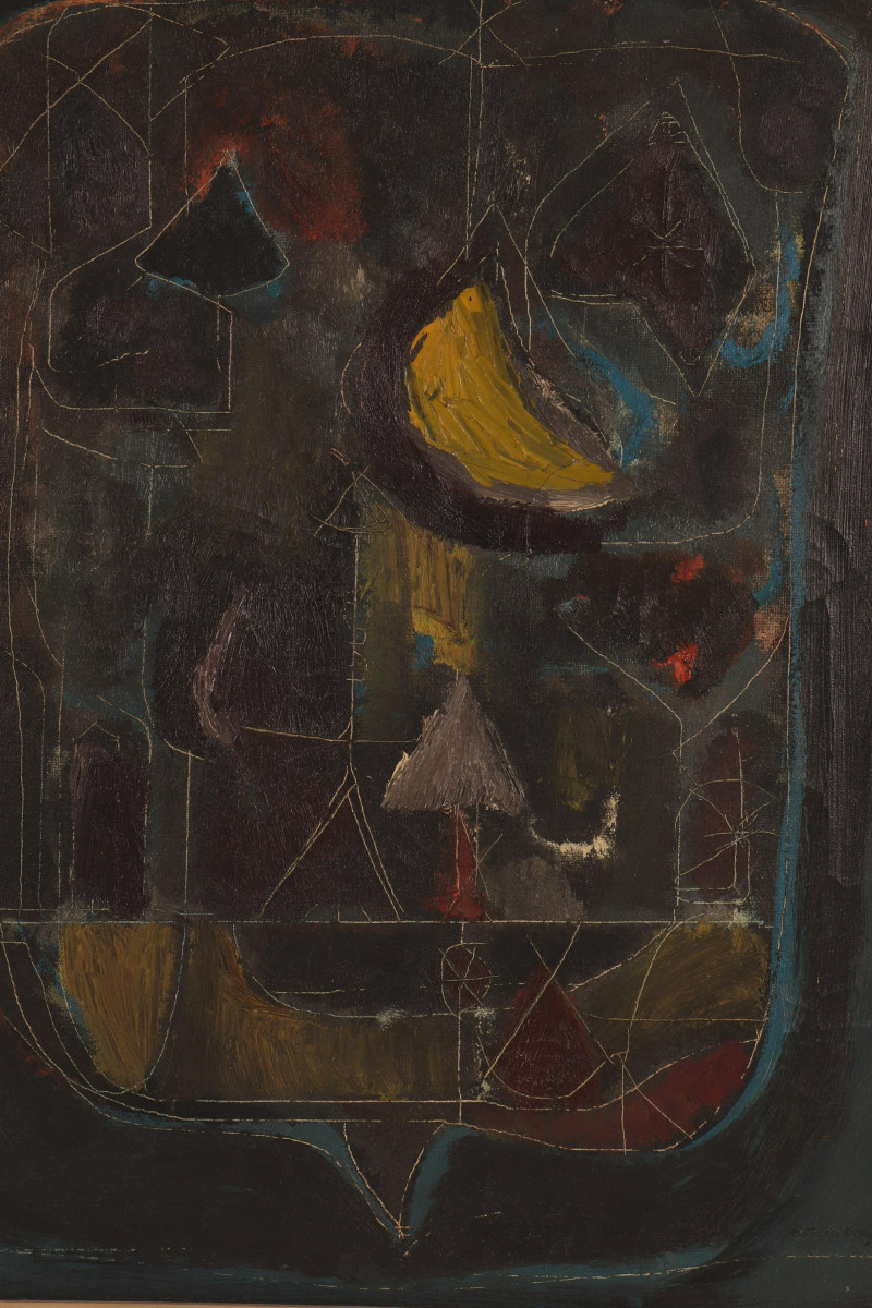 Ralph Rosenborg - Forms Felt at Night, O/C