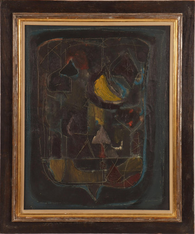 Ralph Rosenborg - Forms Felt at Night, O/C