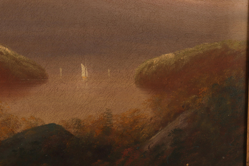 19th C. Hudson River School Style O/C