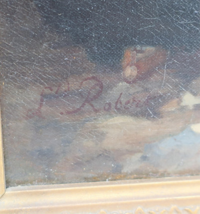 Gypsies, 19th C., Oil on Canvas