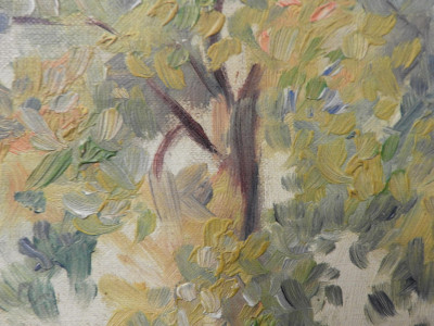 Clark Hobart - Near White, Impressionist Landscape