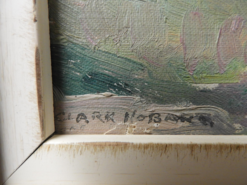 Clark Hobart - Near White, Impressionist Landscape