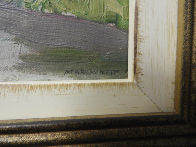 Clark Hobart - Near White, Impressionist Landscape