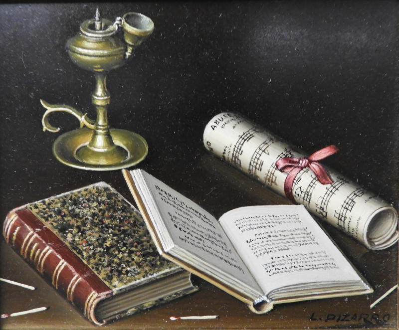 Lima Pizarro - Still Life with Books