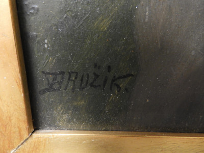 Wenceslas Vaclav Brozik - Profile of Woman O/B