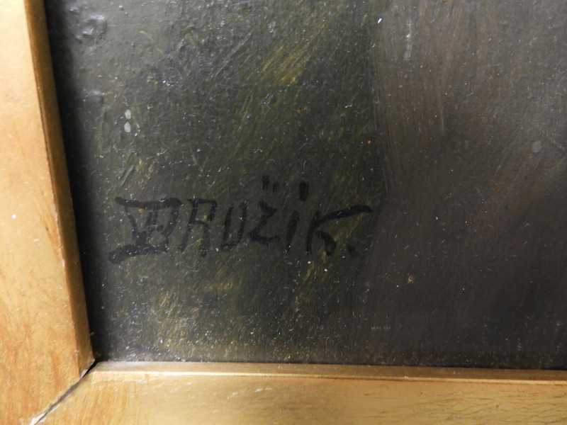 Wenceslas Vaclav Brozik - Profile of Woman O/B