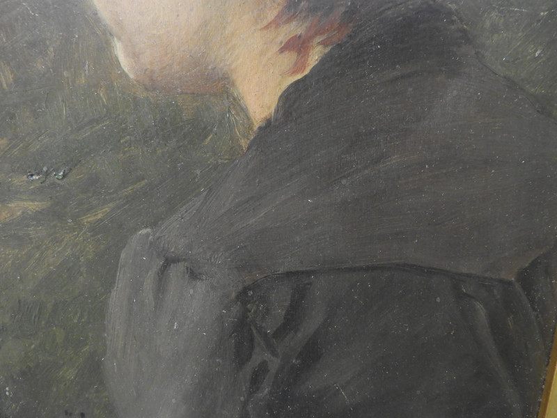 Wenceslas Vaclav Brozik - Profile of Woman O/B