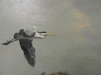 Jo Schrynder - Flying Egret, circa 1953