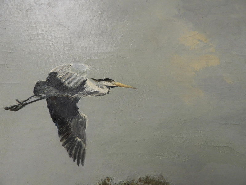 Jo Schrynder - Flying Egret, circa 1953