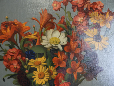 American School, Still Life Oil on Canvas